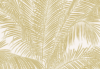 EXOTIQUE 17244 טפט עלים יוקרתי בז' רקע לבן